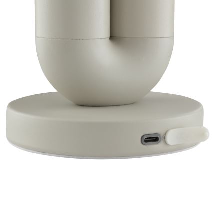 Brilliant - Ρυθμιζόμενο επαναφορτιζόμενο επιτραπέζιο εξωτερικό φωτιστικό με έλεγχο αφής SAYU LED/2,5W/5V 2700K 2600 mAh IP44 γκρι