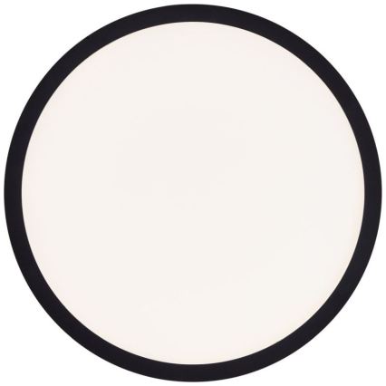 Brilliant - Ρυθμιζόμενο LED φωτιστικό οροφής SORELL LED/18W/230V 3000-6500K Ø 29 cm μαύρο, με τηλεχειριστήριο
