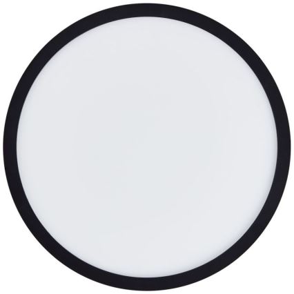 Brilliant - Ρυθμιζόμενο LED φωτιστικό οροφής SORELL LED/18W/230V 3000-6500K Ø 29 cm μαύρο, με τηλεχειριστήριο