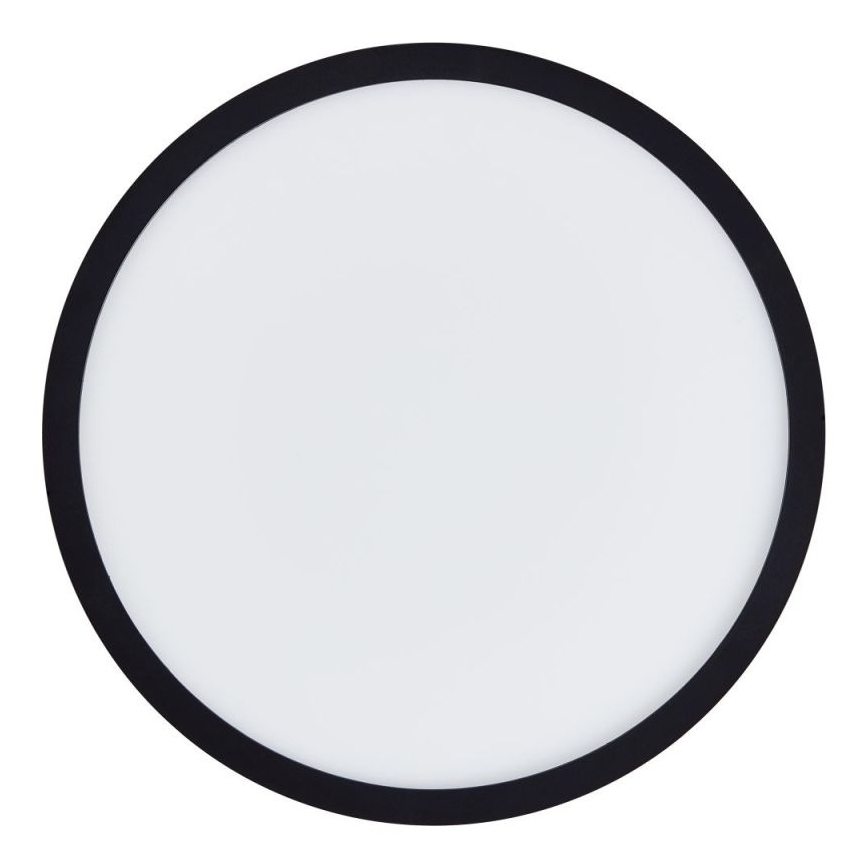 Brilliant - Ρυθμιζόμενο LED φωτιστικό οροφής SORELL LED/18W/230V 3000-6500K Ø 29 cm μαύρο, με τηλεχειριστήριο