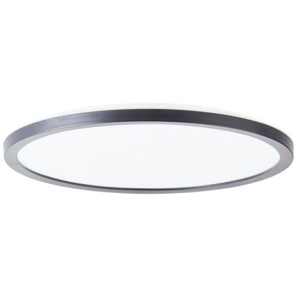 Brilliant - Ρυθμιζόμενο LED φωτιστικό οροφής SORELL LED/18W/230V 3000-6500K Ø 29 cm μαύρο, με τηλεχειριστήριο