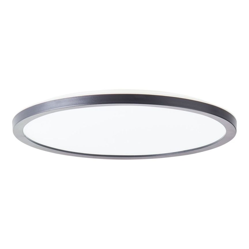 Brilliant - Ρυθμιζόμενο LED φωτιστικό οροφής SORELL LED/18W/230V 3000-6500K Ø 29 cm μαύρο, με τηλεχειριστήριο