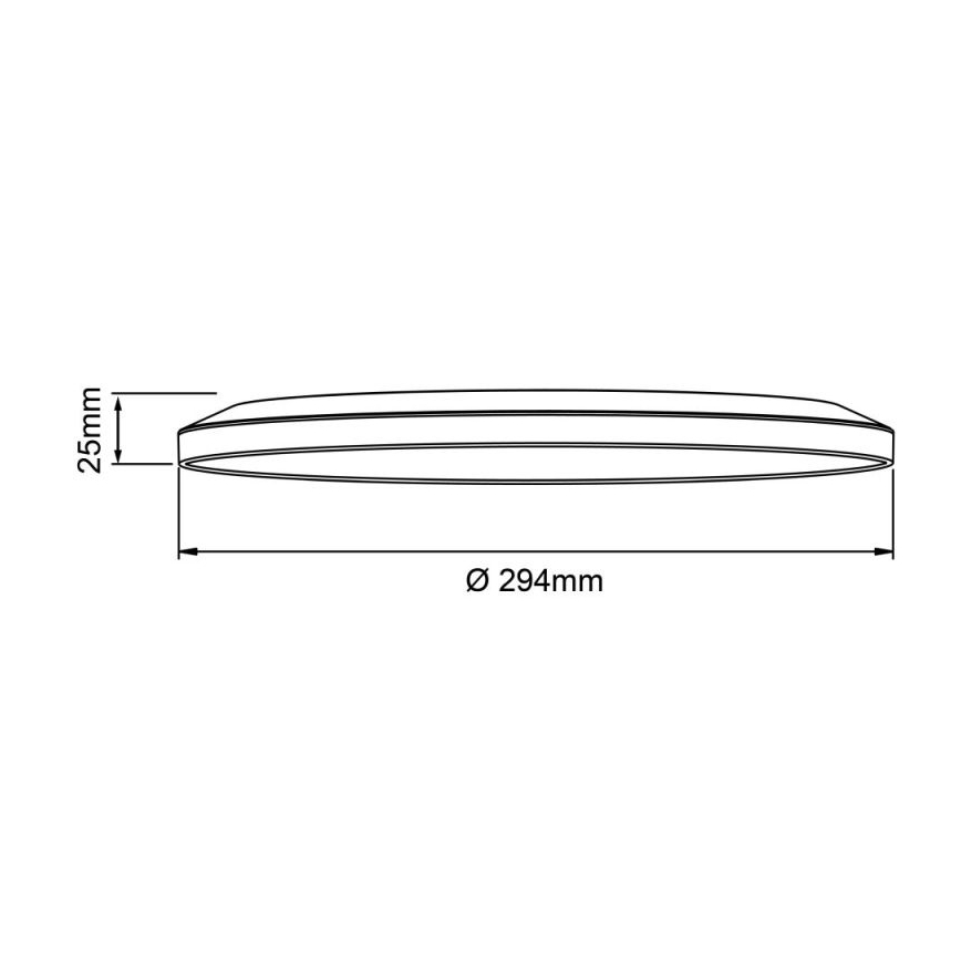 Brilliant - Ρυθμιζόμενο LED φωτιστικό οροφής SORELL LED/18W/230V 3000-6500K Ø 29 cm μαύρο, με τηλεχειριστήριο