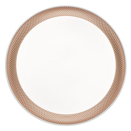 Brilliant - LED Ρυθμιζόμενο φωτιστικό οροφής WALDO LED/24W/230V 3000-6500K Ø 38,5 cm λευκό/ροζ χρυσό + τηλεχειριστήριο