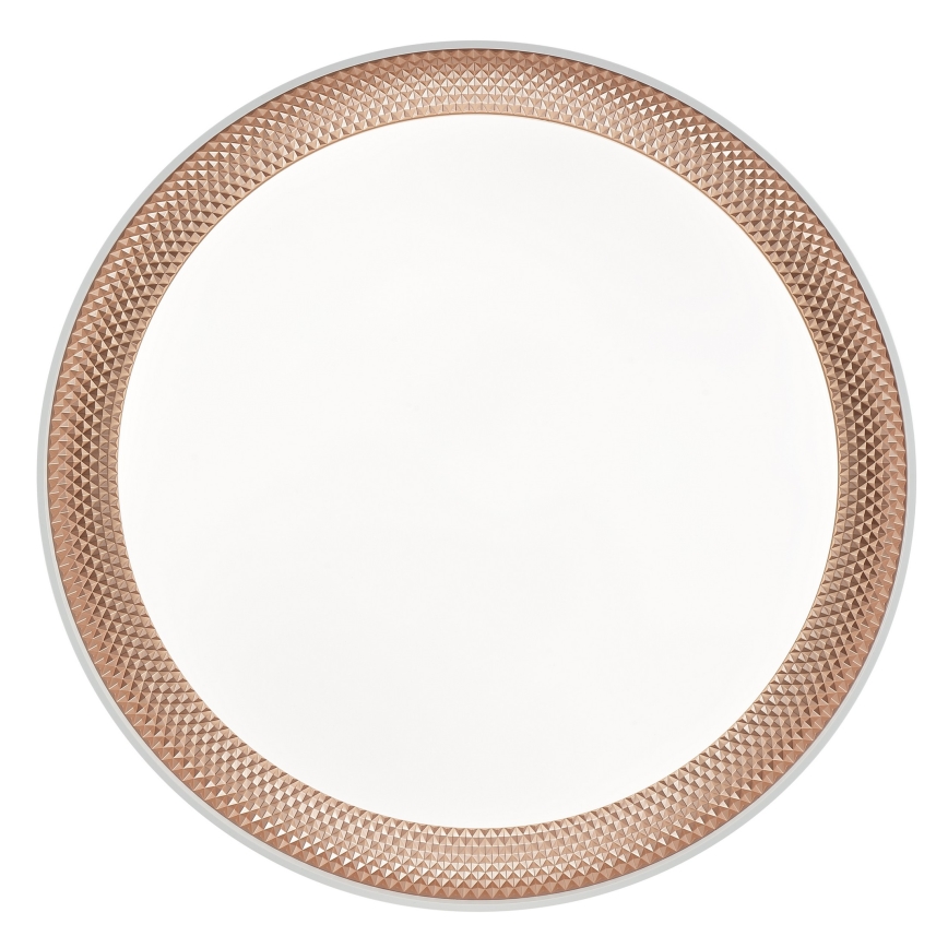 Brilliant - LED Ρυθμιζόμενο φωτιστικό οροφής WALDO LED/24W/230V 3000-6500K Ø 38,5 cm λευκό/ροζ χρυσό + τηλεχειριστήριο