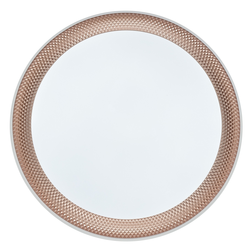 Brilliant - LED Ρυθμιζόμενο φωτιστικό οροφής WALDO LED/24W/230V 3000-6500K Ø 38,5 cm λευκό/ροζ χρυσό + τηλεχειριστήριο