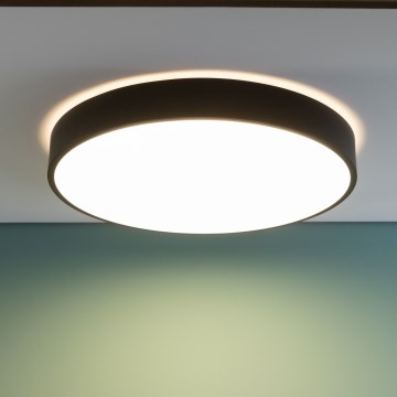 Brilliant - Ρυθμιζόμενο φωτιστικό οροφής SLIMLINE LED/60W/230V 3000-6500K Ø49 cm μαύρο + τηλεχειριστήριο