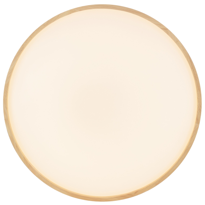 Brilliant - Ρυθμιζόμενο LED φωτιστικό οροφής ALSON LED/17W/230V 3000-6500K διάμ. 49,5 cm ξύλο καουτσούκ + τηλεχειριστήριο