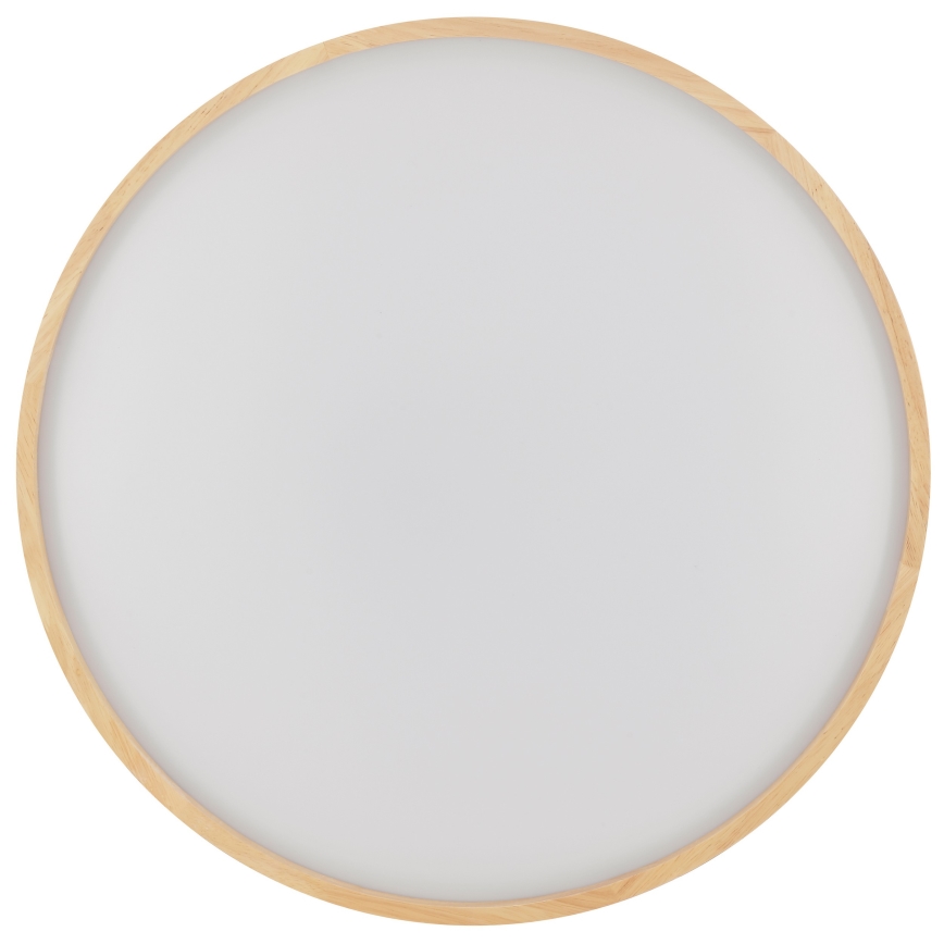 Brilliant - Ρυθμιζόμενο LED φωτιστικό οροφής ALSON LED/17W/230V 3000-6500K διάμ. 49,5 cm ξύλο καουτσούκ + τηλεχειριστήριο