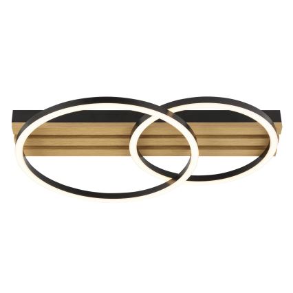 Brilliant - Ρυθμιζόμενο LED φωτιστικό οροφής CALMA LED/21W/230V, μαύρο