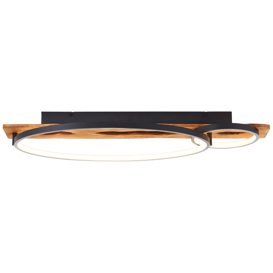 Brilliant - Ρυθμιζόμενο φωτιστικό οροφής LED PIRUS LED/30W/230V 30x70 cm ξύλο καουτσούκ