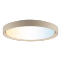 Brilliant - Ρυθμιζόμενο LED φωτιστικό οροφής SANOZ LED/24W/230V 3000-6500K Ø 41 cm μπεζ + τηλεχειριστήριο