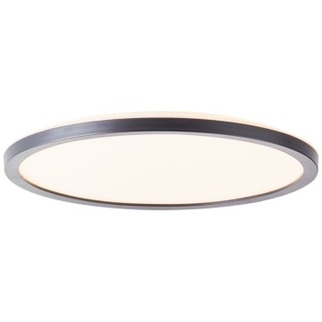 Brilliant - Ρυθμιζόμενο LED φωτιστικό οροφής SORELL LED/18W/230V 3000-6500K Ø 29 cm μαύρο, με τηλεχειριστήριο