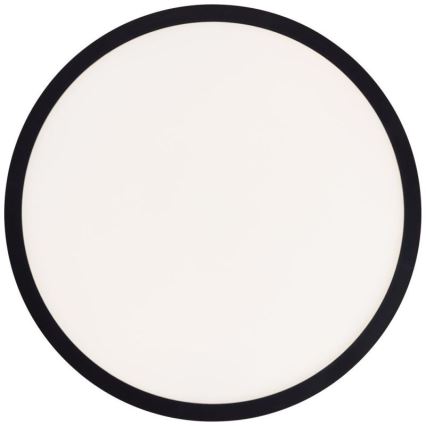 Brilliant - Ρυθμιζόμενο φωτιστικό οροφής SORELL LED/24W/230V 3000-6500K Ø 42 εκ. μαύρο + τηλεχειριστήριο