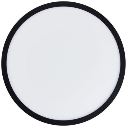 Brilliant - Ρυθμιζόμενο φωτιστικό οροφής SORELL LED/24W/230V 3000-6500K Ø 42 εκ. μαύρο + τηλεχειριστήριο