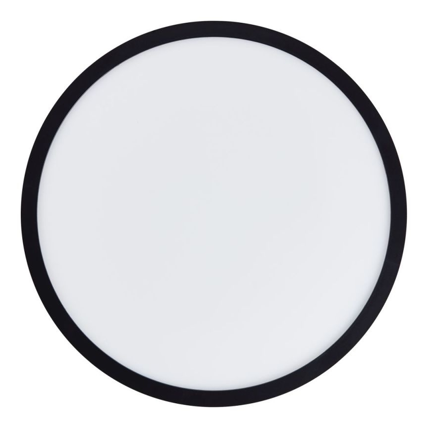 Brilliant - Ρυθμιζόμενο φωτιστικό οροφής SORELL LED/24W/230V 3000-6500K Ø 42 εκ. μαύρο + τηλεχειριστήριο