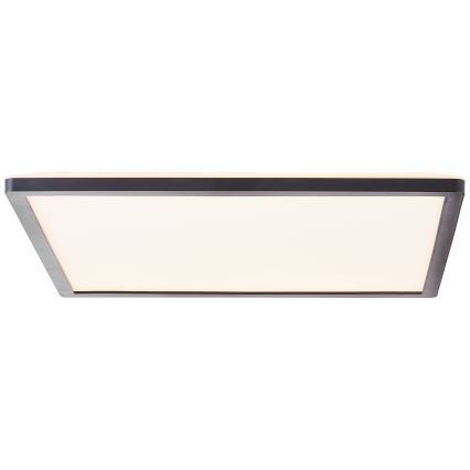 Brilliant - LED Ρυθμιζόμενο φωτιστικό οροφής SORELL LED/24/230V 3000-6500K 42x42 cm μαύρο + τηλεχειριστήριο