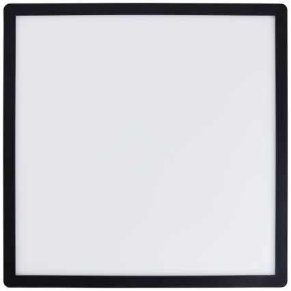 Brilliant - LED Ρυθμιζόμενο φωτιστικό οροφής SORELL LED/24/230V 3000-6500K 42x42 cm μαύρο + τηλεχειριστήριο