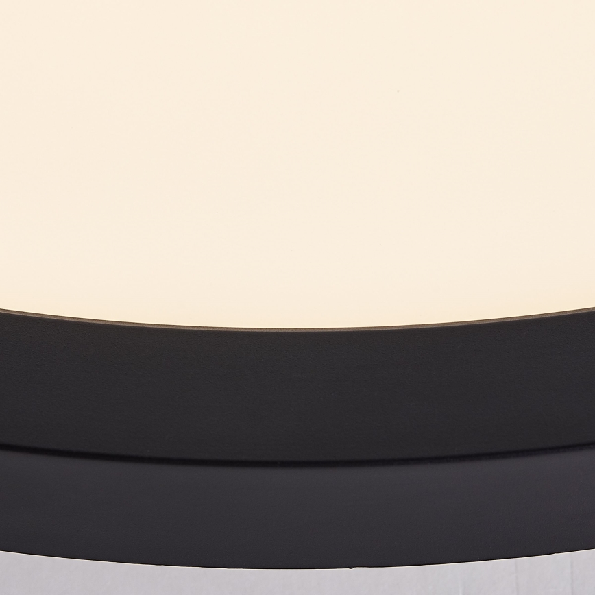 Brilliant - Ρυθμιζόμενο φωτιστικό οροφής LED TUCO LED/33W/230V 3000-6500K διάμ. 50 cm μαύρο + τηλεχειριστήριο