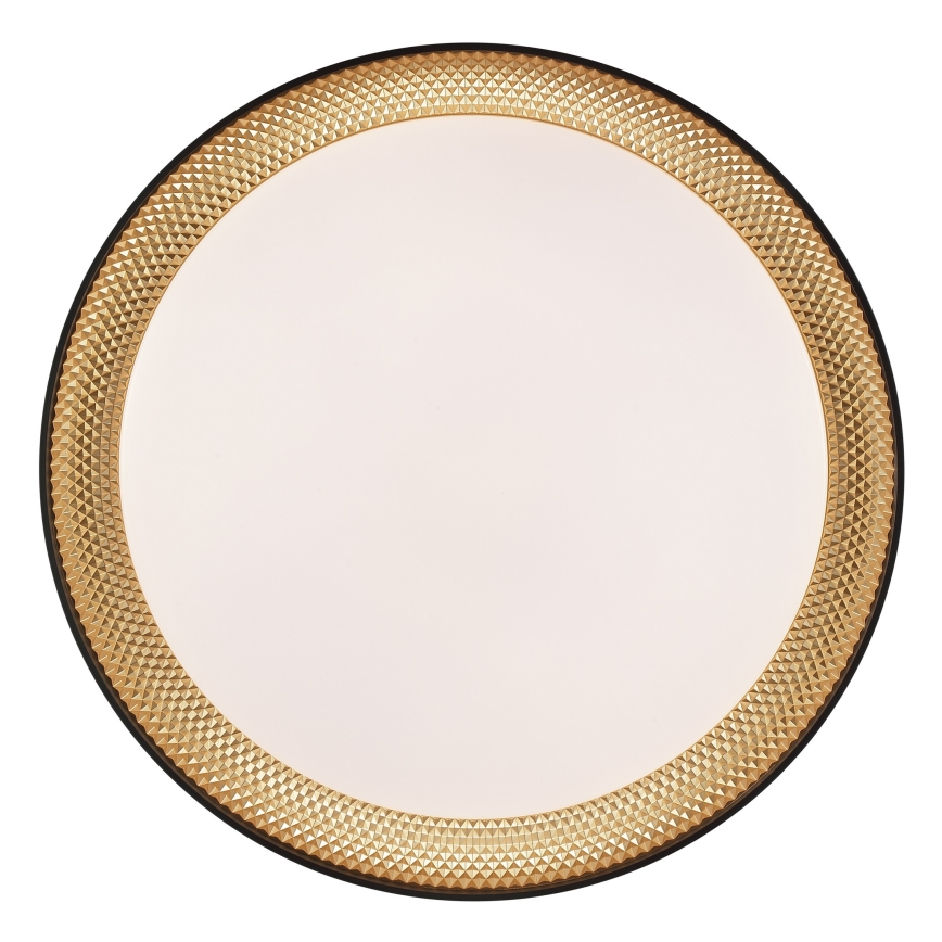 Brilliant - Ρυθμιζόμενο φωτιστικό οροφής LED WALDO LED/24W/230V 3000-6500K Ø 38,5 εκ. μαύρο/χρυσό + τηλεχειριστήριο