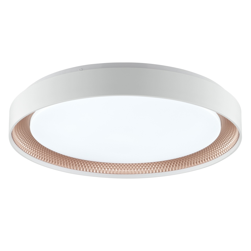 Brilliant - Ρυθμιζόμενο φωτιστικό οροφής LED WALDO LED/36W/230V 3000-6500K Ø 48,5 cm λευκό/ροζ χρυσό + τηλεχειριστήριο