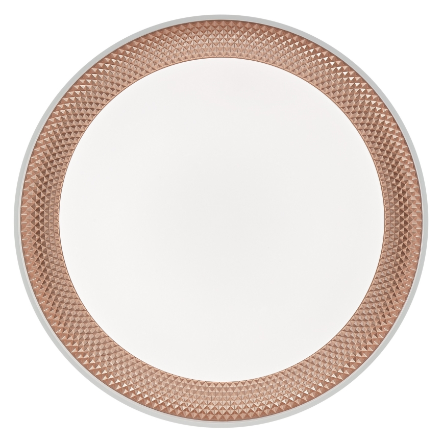 Brilliant - Ρυθμιζόμενο φωτιστικό οροφής LED WALDO LED/36W/230V 3000-6500K Ø 48,5 cm λευκό/ροζ χρυσό + τηλεχειριστήριο