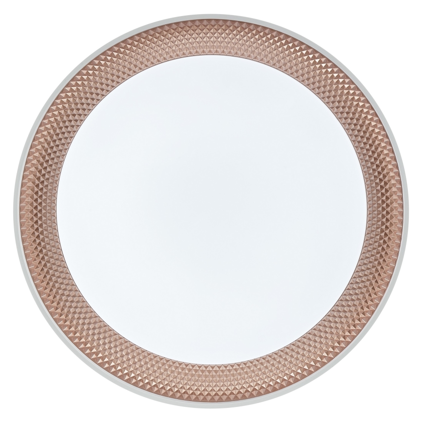 Brilliant - Ρυθμιζόμενο φωτιστικό οροφής LED WALDO LED/36W/230V 3000-6500K Ø 48,5 cm λευκό/ροζ χρυσό + τηλεχειριστήριο
