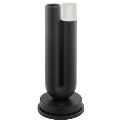 Brilliant - Ρυθμιζόμενη LED επαναφορτιζόμενη επιτραπέζια εξωτερική λάμπα αφής SAYU LED/2,5W/5V 2700K 2600 mAh IP44 μαύρη