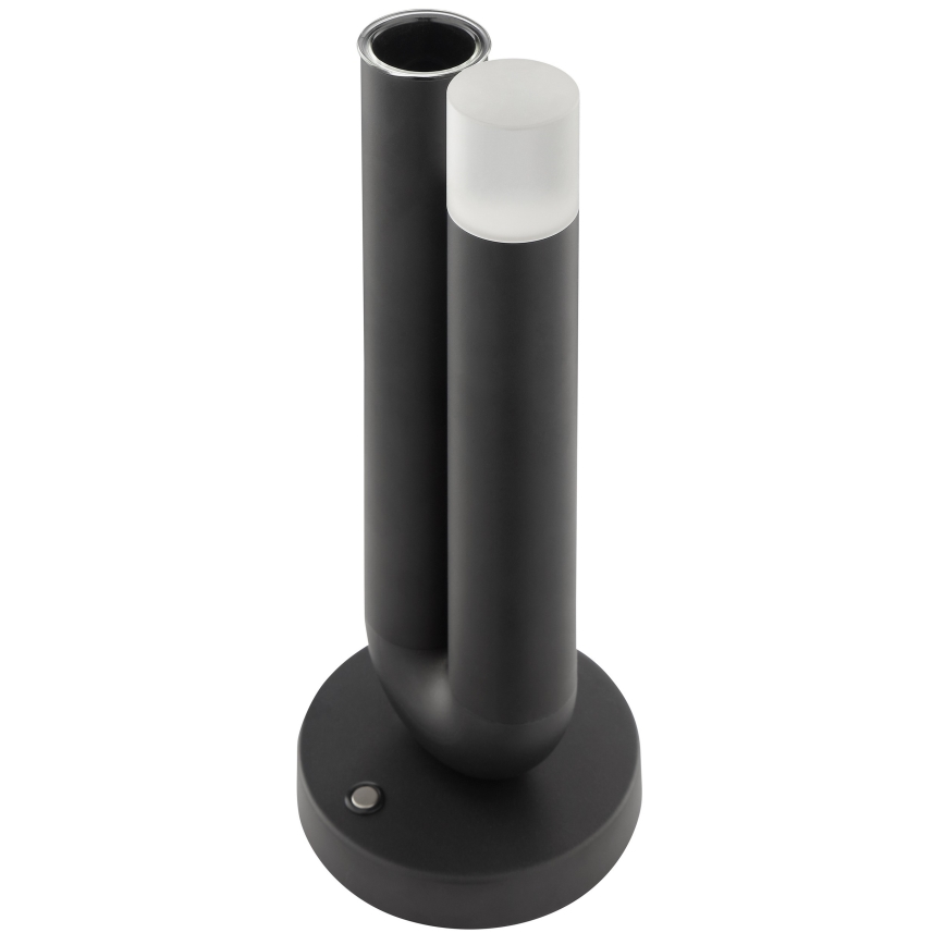 Brilliant - Ρυθμιζόμενη LED επαναφορτιζόμενη επιτραπέζια εξωτερική λάμπα αφής SAYU LED/2,5W/5V 2700K 2600 mAh IP44 μαύρη