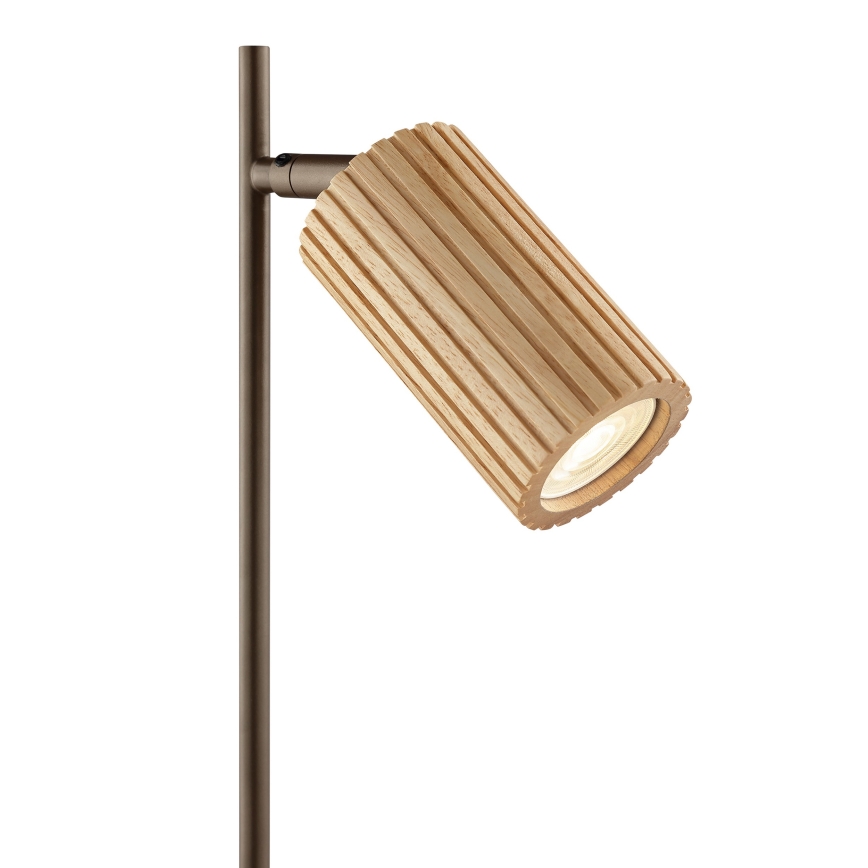 Brilliant - Επιτραπέζιο φωτιστικό LAKEWOOD 1xGU10/10W/230V, καφέ