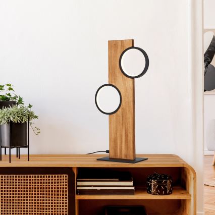 Brilliant - Επιτραπέζιο φωτιστικό LED CHEESY LED/12W/230V πεύκο