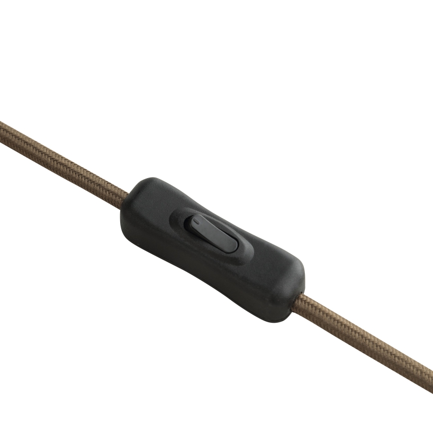 Brilliant - Επιτραπέζιο φωτιστικό LYN 1xE27/20W/230V καφέ/καπνιστό καφέ