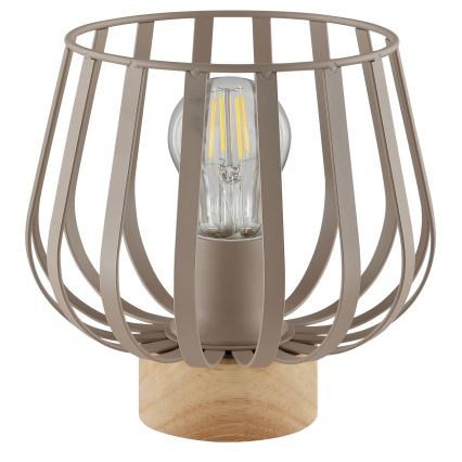 Brilliant - Επιτραπέζιο φωτιστικό NORDIC CAGE 1xE27/20W/230V μπεζ