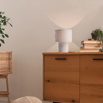 Brilliant - Επιτραπέζιο φωτιστικό TEDDY 1xE27/20W/230V γκρι