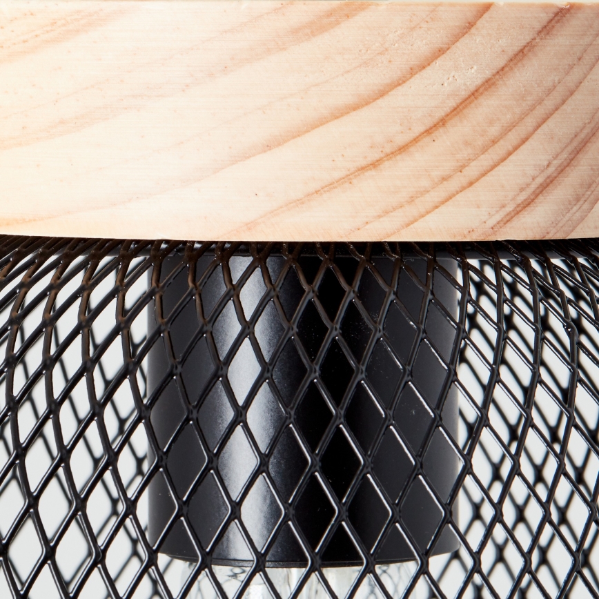 Brilliant - Επιτοίχιο φωτιστικό GIADA 1xE27/40W/230V μαύρο