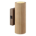 Brilliant - Επιτοίχιο φωτιστικό LAKEWOOD 2xGU10/10W/230V καφέ