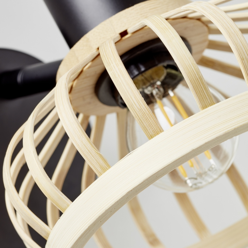 Brilliant - Επιτοίχιο φωτιστικό NORAH 1xE14/28W/230V μπαμπού