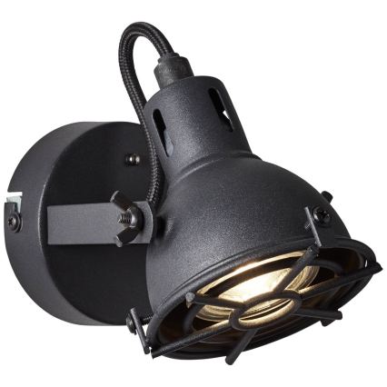 Brilliant - Επιτοίχιο φωτιστικό σποτ JESPER 1xGU10/5W/230V μαύρο