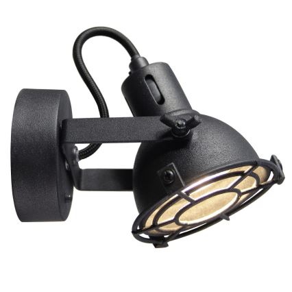 Brilliant - Επιτοίχιο φωτιστικό σποτ JESPER 1xGU10/5W/230V μαύρο
