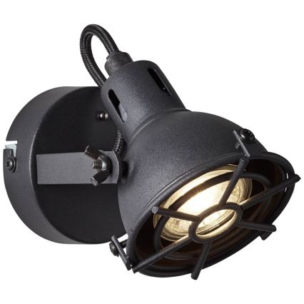 Brilliant - Επιτοίχιο φωτιστικό σποτ JESPER 1xGU10/5W/230V μαύρο