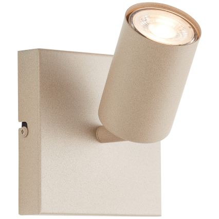 Brilliant - Επιτοίχιο LED φωτιστικό σποτ JELLO 1xGU10/5W/230V μπεζ