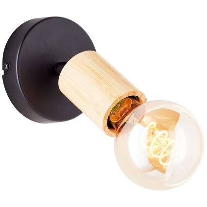 Brilliant - Επιτοίχιο σποτ 1xE27/28W/230V μπαμπού