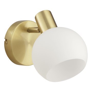 Brilliant - Επιτοίχιο σποτ CONY 1xE14/20W/230V ορείχαλκος