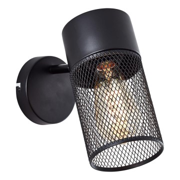 Brilliant - Επιτοίχιο σποτ φωτιστικό KAMOLO 1xE27/40W/230V μαύρο
