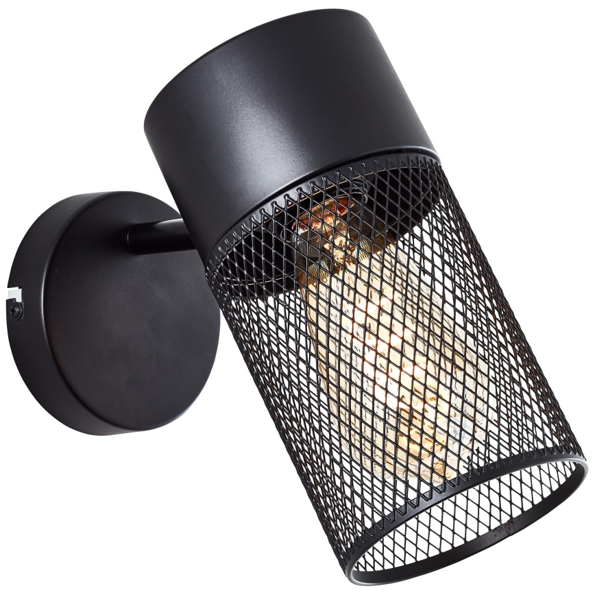 Brilliant - Επιτοίχιο σποτ φωτιστικό KAMOLO 1xE27/40W/230V μαύρο
