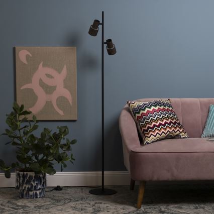 Brilliant - Επιδαπέδιο φωτιστικό CADIZ 2xGU10/10W/230V μπρονζέ