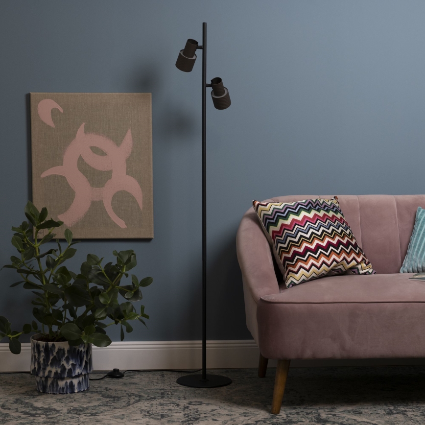 Brilliant - Επιδαπέδιο φωτιστικό CADIZ 2xGU10/10W/230V μπρονζέ