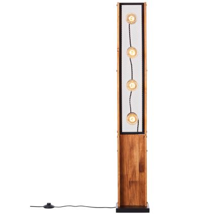 Brilliant - Επιδαπέδιο φωτιστικό CALANDRA 4xE27/42W/230V πεύκο