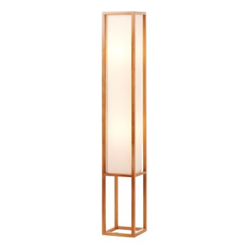 Brilliant - Επιδαπέδιο φωτιστικό SEASIDE 2xE27/40W/230V λευκό/καφέ