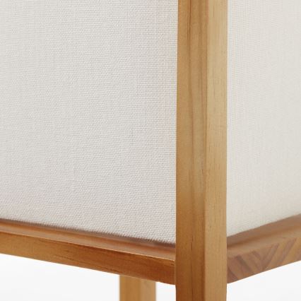 Brilliant - Επιδαπέδιο φωτιστικό SEASIDE 2xE27/40W/230V λευκό/καφέ